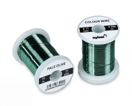 Colour Wire, 0.15 mm, Pale Olive